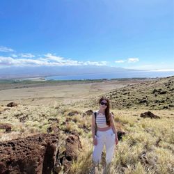 View was amazing, weather was very nice, too but very hot.