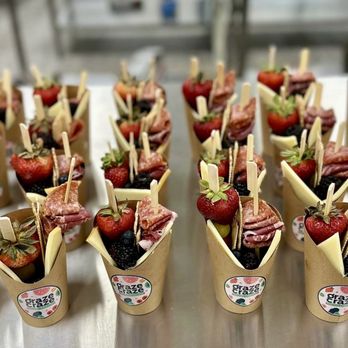 Graze Craze - Our individual Snack Cups.
Mix of premium meats and cheeses plus fresh berries and grapes. - Caterers Near Me - Santa Rosa Beach, Florida Graze Craze - Our individual Snack Cups.
Mix of premium meats and cheeses plus fresh berries and grapes. - Caterers Near Me - Santa Rosa Beach, Florida