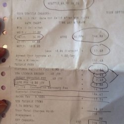 Budget Car & Truck Rental - $55.07 in extra fees, what a rip off!!