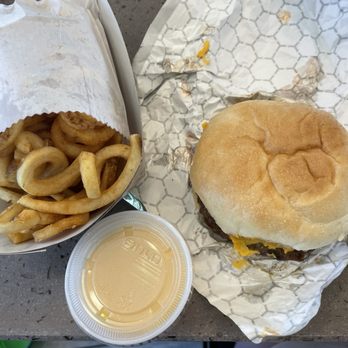 Anderson's Frozen Custard - All Natural Angus Beef Hamburger, Curly Fries with a side of cheese - Ice Cream & Frozen Yogurt Near Me - Depew, New York Anderson's Frozen Custard - All Natural Angus Beef Hamburger, Curly Fries with a side of cheese - Ice Cream & Frozen Yogurt Near Me - Depew, New York
