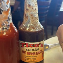 We are even buying a bottle of this hot pepper sauce to take home with us because it was just the right additional flavor. We are even buying a bottle of this hot pepper sauce to take home with us because it was just the right additional flavor.