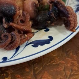 Ginger Octopus with vegetables