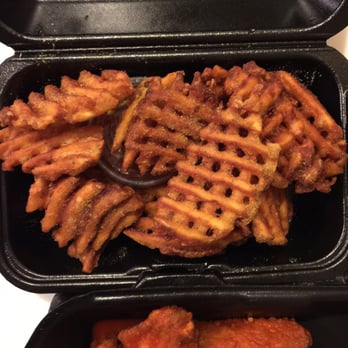 Wings Over - Madison - Regular-sized order of garlic parmesan waffle fries. Wish the order came with a few more, but I probably didn't need them. - Chicken Wings Near Me - Madison, Wisconsin Wings Over - Madison - Regular-sized order of garlic parmesan waffle fries. Wish the order came with a few more, but I probably didn't need them. - Chicken Wings Near Me - Madison, Wisconsin