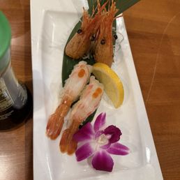 Amaebi sushi
