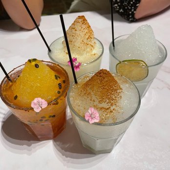 Pira Rum - Piraguas! Passionfruit, 2 pina colada and one Moscow mile - Tapas Bars Near Me - San Juan, Puerto Rico