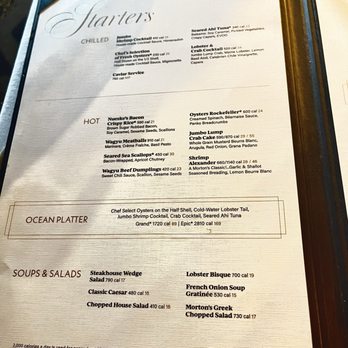 Morton's The Steakhouse - Menu - Steakhouses Near Me - Anaheim, California Morton's The Steakhouse - Menu - Steakhouses Near Me - Anaheim, California