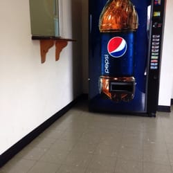 Los Banos Police Department - Pepsi machine in the 'lobby'