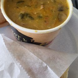In Good Taste Catering & Gourmet2Go - Large soup of the day: Thai coconut curry chicken, served with bread