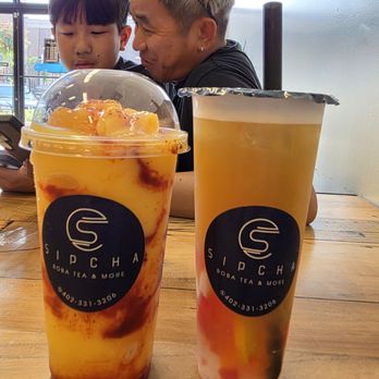 Sip Cha Papillion - Mango Nada & tropical Sip - Bubble Tea Near Me - Papillion, Nebraska