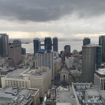 Hyatt Regency Seattle - View of the city and water from our hotel room. - Hotels Near Me - Seattle, Washington