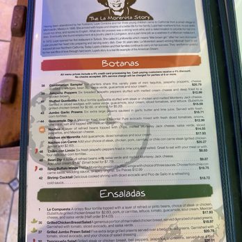 La Morenita - Menu 07/2025 - Mexican Near Me - Modesto, California La Morenita - Menu 07/2025 - Mexican Near Me - Modesto, California