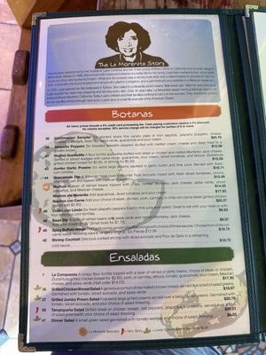 Menu photo 1 La Morenita Modesto, CA Menu photo 1 La Morenita Modesto, CA