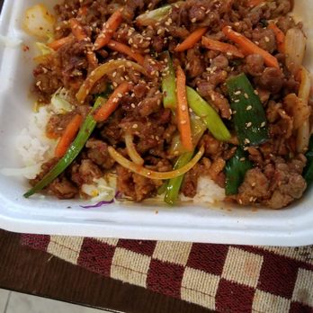 K-Towne 88 - Spicy pork rice bowl - Korean Near Me - Rancho Cucamonga, California K-Towne 88 - Spicy pork rice bowl - Korean Near Me - Rancho Cucamonga, California