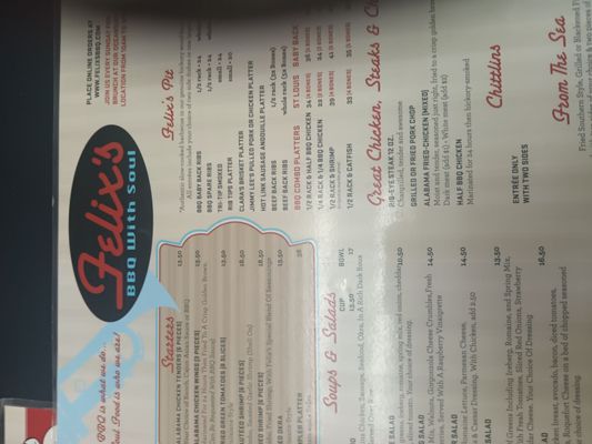 Menu photo 5 Felix's BBQ With Soul Carlsbad, CA