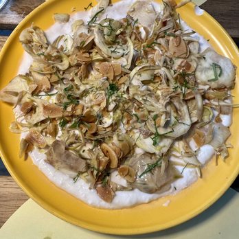 Shukette - Shaved Baby Artichoke Salad - Middle Eastern Near Me - New York, New York Shukette - Shaved Baby Artichoke Salad - Middle Eastern Near Me - New York, New York