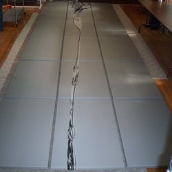 American Art Editions - Triptych on steroids, 18 pieces totaling 7 feet by 27 feet