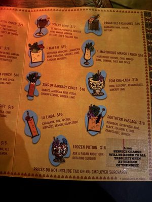 Menu photo 3 Pagan Idol San Francisco, CA