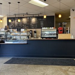 Xocolate Coffee - Order/pickup counter and menu