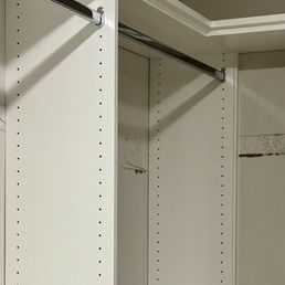 Damage to closet Damage to closet