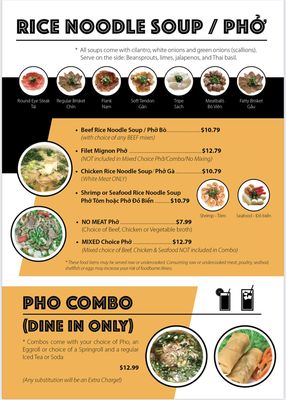 Menu photo 6 Pho Tan An Houston, TX