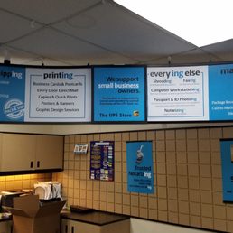 Some of the services on the banner