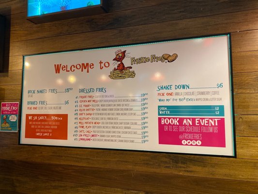 Menu photo 4 Friskie Fries Providence, RI