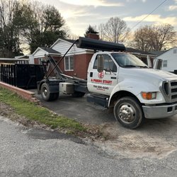 A Fresh Start - Dropping off a dumpster for one of our awesome clients.