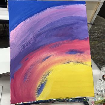 Purple Easel - Mid point. - Paint & Sip Near Me - Ontario, California
