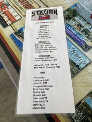 Menu photo 5 The Station Raw Bar Apalachicola, FL
