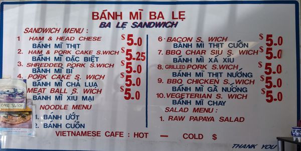 Bánh Mì Ba Lẹ by null
