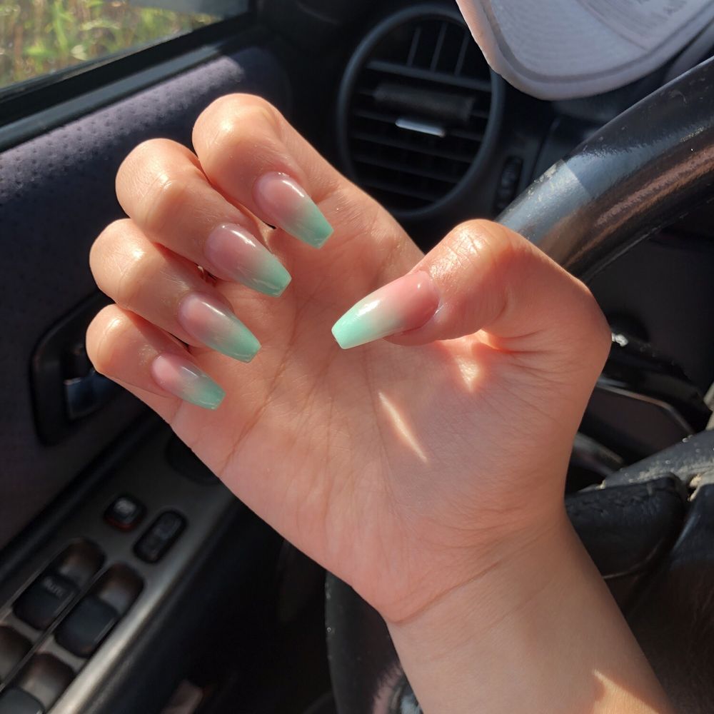 teal/pink ombré by Tammy teal/pink ombré by Tammy