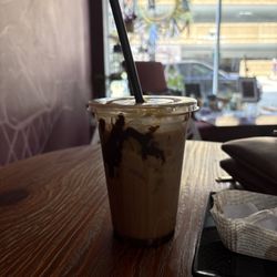 Sugar & Rhyme coffeehouse - Iced Chocolate Carmel latte SO YUMMY