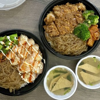 Tang 88 - Garlic Butter Shrimp Cup-Bop, Donkatsu Cup-Bop - Korean Near Me - Cerritos, California