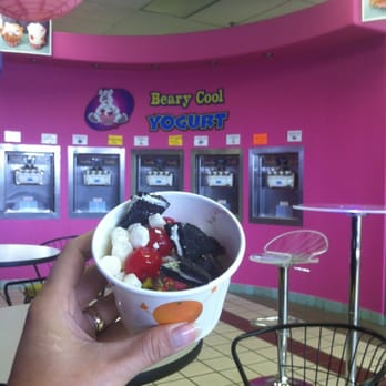 Beary Cool Yogurt - a person holding a bowl of ice cream - Ice Cream & Frozen Yogurt Near Me - Wasilla, Alaska