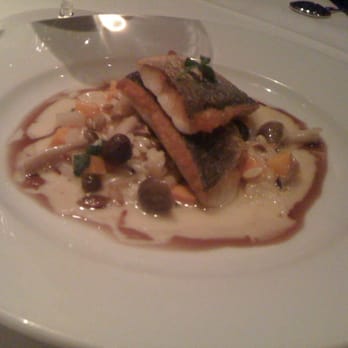 Gary Danko - Branzini with Cauliflower, Orzo, Butternut Squash and Pumpkin Seeds - New American Near Me - San Francisco, California Gary Danko - Branzini with Cauliflower, Orzo, Butternut Squash and Pumpkin Seeds - New American Near Me - San Francisco, California