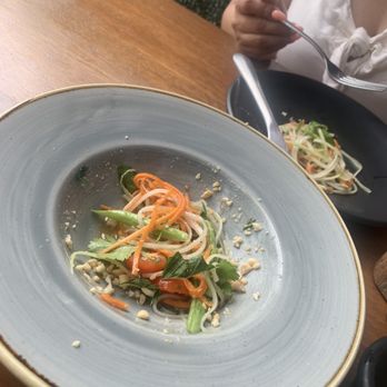 Yum Yum - Som Tam (papaya salad-we accidentally dug in before snapping a pic) - Thai Near Me - San Lorenzo Ometepec, PUE Yum Yum - Som Tam (papaya salad-we accidentally dug in before snapping a pic) - Thai Near Me - San Lorenzo Ometepec, PUE