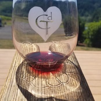 Coeur de Terre Vineyard - Drooling over the 2015 Heritage! (And the view ain't half bad either!) - Wineries Near Me - McMinnville, Oregon