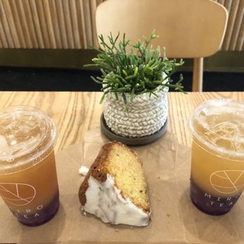 Miro Tea - Lavender tea cake and The Monarch - Tea Rooms Near Me - Seattle, Washington