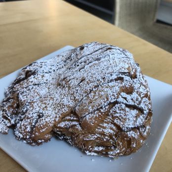 Fresh Flours - Almond chocolate croissant ($375) - very sweet - Bakeries Near Me - Seattle, Washington