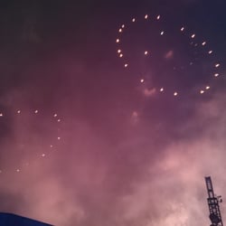 Belladrum Tartan Heart Festival - Smiley face firework