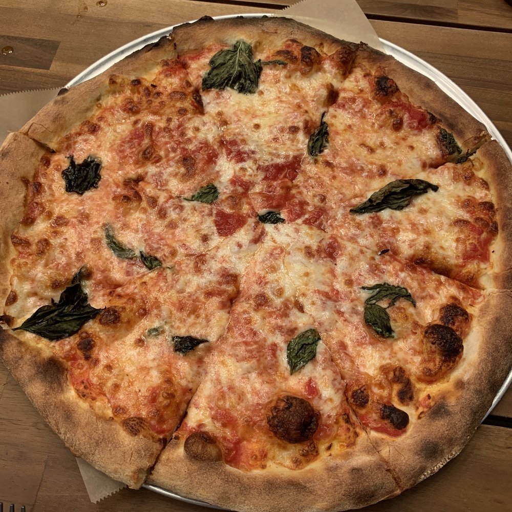 Posto Pizza - Cheese pizza with fresh basil - Pizza Near Me - Celebration, Florida Posto Pizza - Cheese pizza with fresh basil - Pizza Near Me - Celebration, Florida