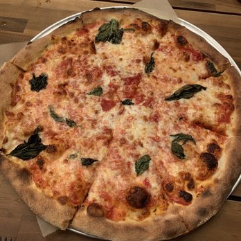 Posto Pizza - Cheese pizza with fresh basil - Pizza Near Me - Celebration, Florida