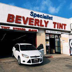 Beverly Tint Shop  - Front of the shop.