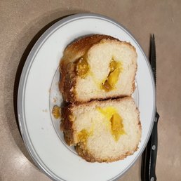 Slices of chestnut pan bread