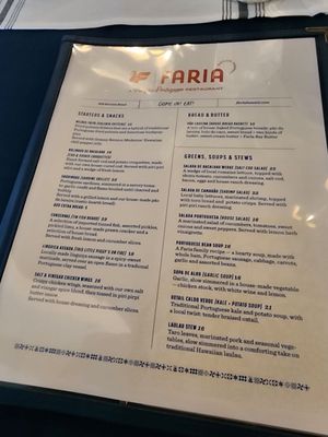 Menu photo 6 Faria Kailua, HI Menu photo 6 Faria Kailua, HI
