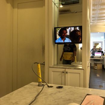 Drybar - Lincoln Park - The view from my seat. They were playing Eat Pray Love, which I had never seen - Blow Dry/Out Services Near Me - Chicago, Illinois