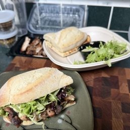 Spicy Jerked Chicken Sandwich - takeout Spicy Jerked Chicken Sandwich - takeout