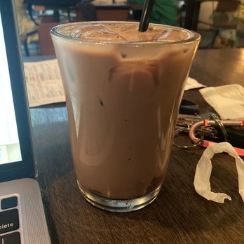 Tout Suite - Iced Mocha Latte - Cafes Near Me - Houston, Texas