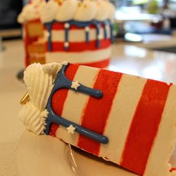 Dessert at Tiffany's - Fourth of July themed 6 inch cake