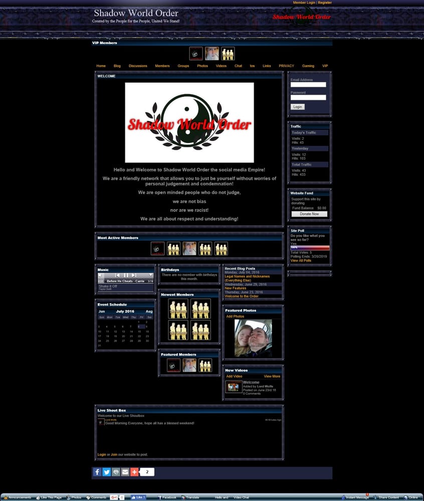 SHADOW WORLD ORDER Updated August 2024 129 Walnut St, Peebles, Ohio